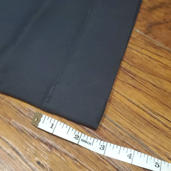 Navy twill THEORY flared pants - Picture 5 of 6